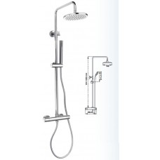 Tonde coloana de dus cu termostat